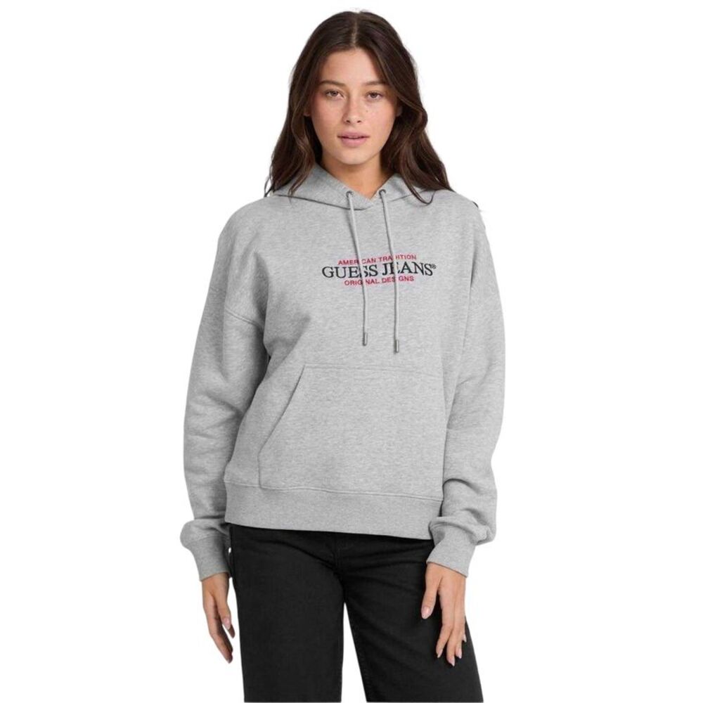 Guess Womens/Ladies Hoodie / Grey Heather